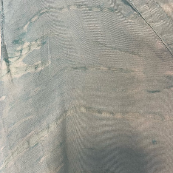 Cloth & Stone Anthropologie Sleeveless Semi Sheer Rayon Split Neck Tunic L - Picture 2 of 12